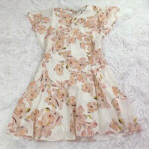 Joie NWT short sleeve B neck Hunter Floral Shift Dress